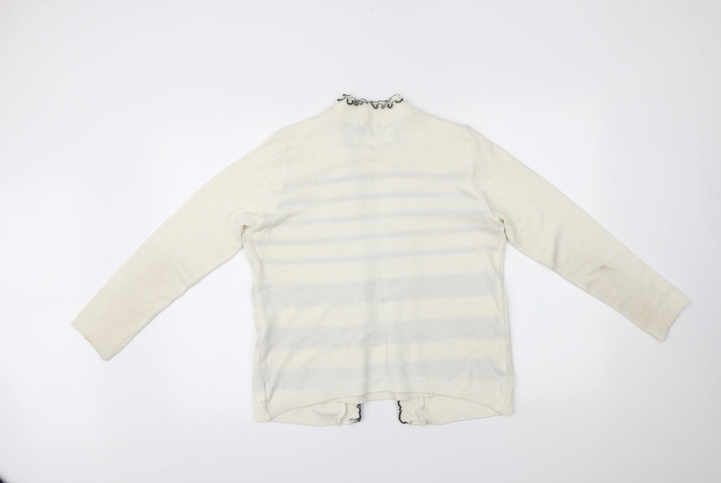 Womens UK Size 6 Jenny Loyd Ivory Pullover Jumper