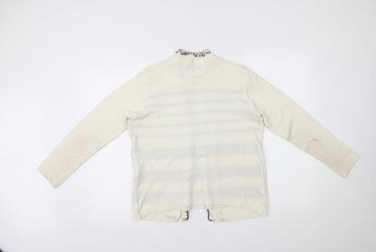 Womens UK Size 6 Jenny Loyd Ivory Pullover Jumper