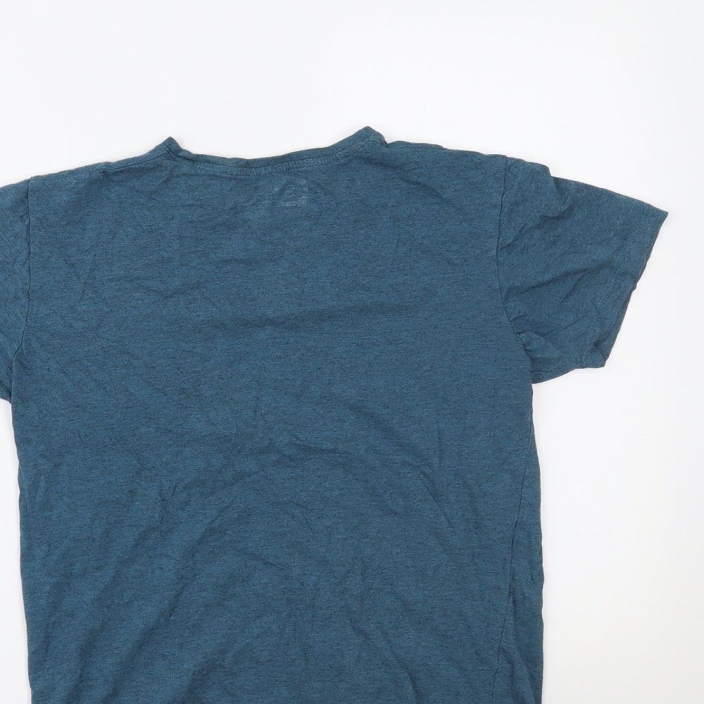 Preworn Mens Blue    T-Shirt Size S