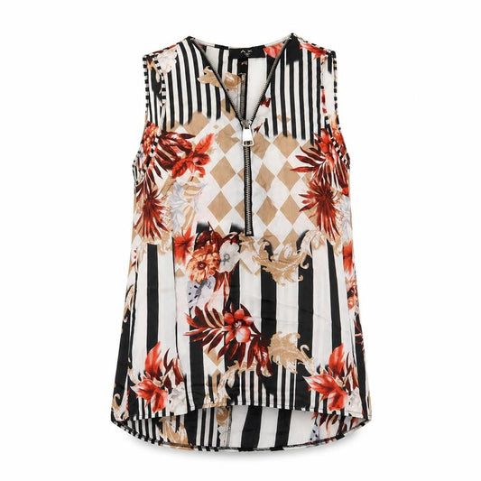 Womens UK Size 12 AX Paris Multicoloured Camisole Tank