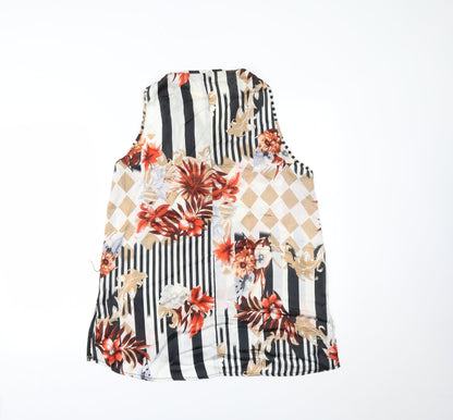 AX Paris Womens Multicoloured Floral  Camisole Tank Size 12