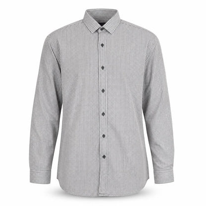 Mens UK Size 15 Taylor & Cutter Blue  Button-Up Long Sleeve Casual Shirt