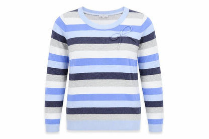 Womens UK Size S Country Casuals Blue Pullover Jumper