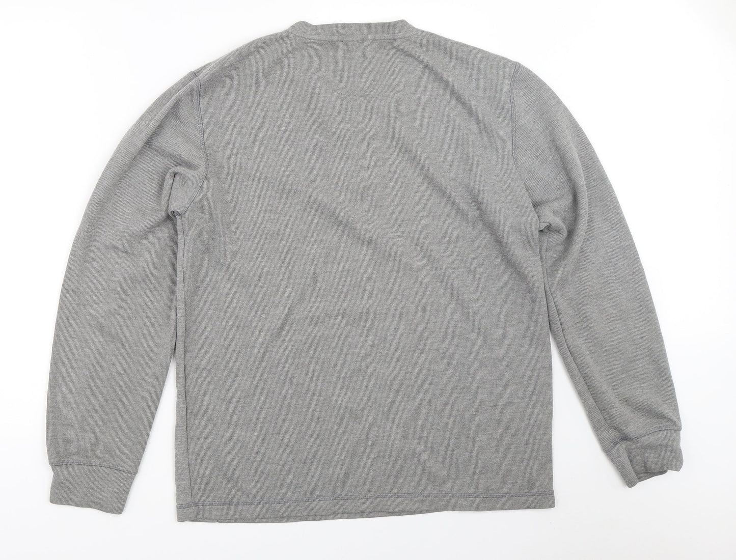 Mens UK Size L Easy Grey Pullover Sweatshirt