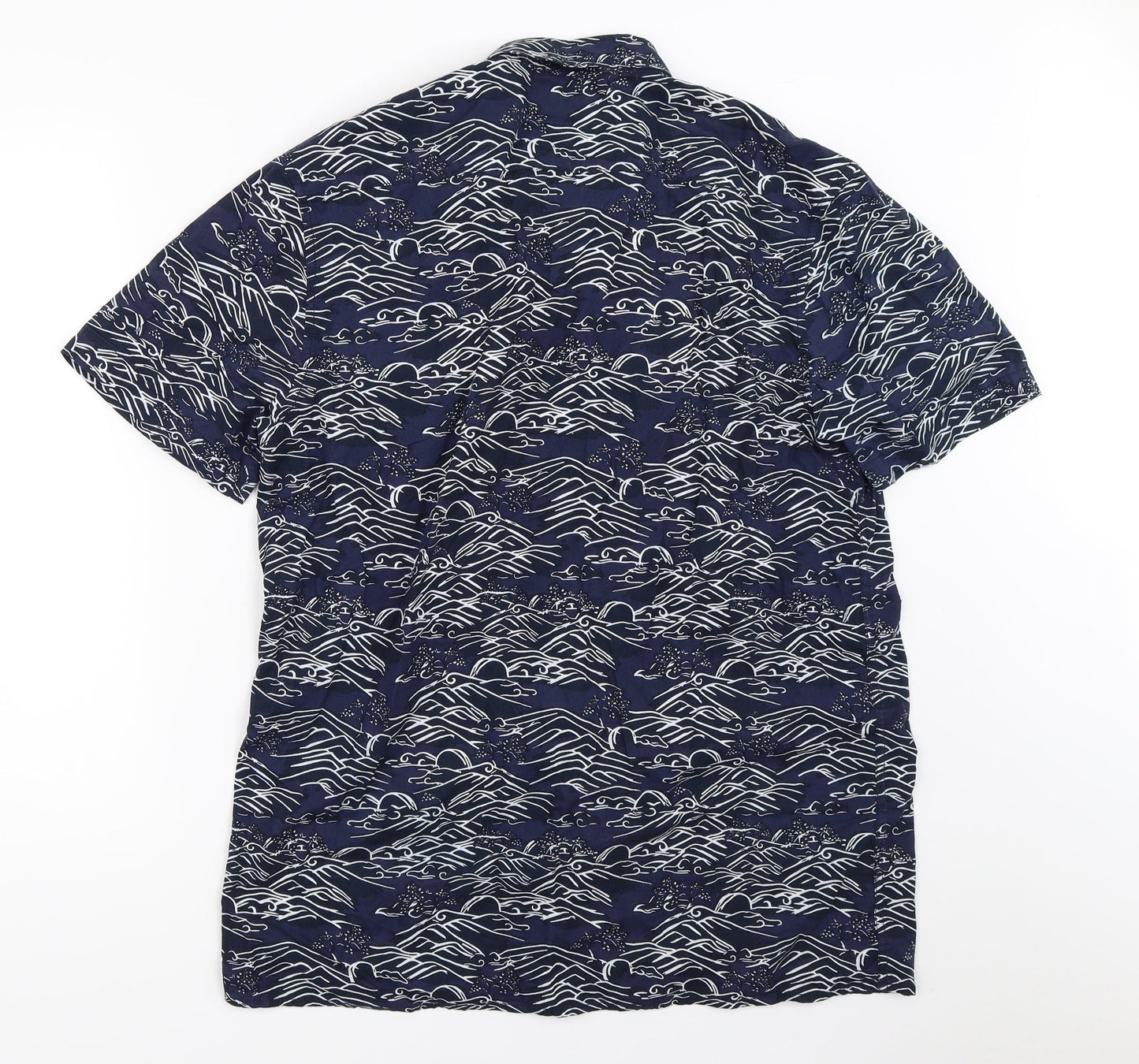 Primark Mens Blue    Button-Up Size L