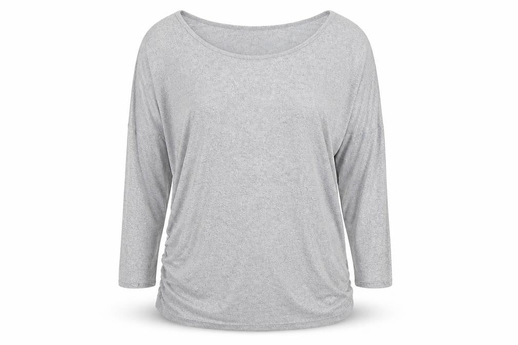 Womens UK Size 14 Apricot Grey Pullover Jumper