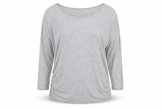 Womens UK Size 14 Apricot Grey Pullover Jumper