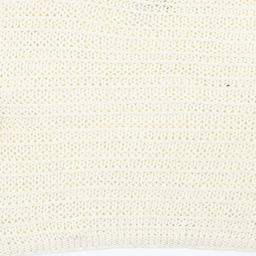 Womens UK Size L New Look Ivory Pullover Jumper