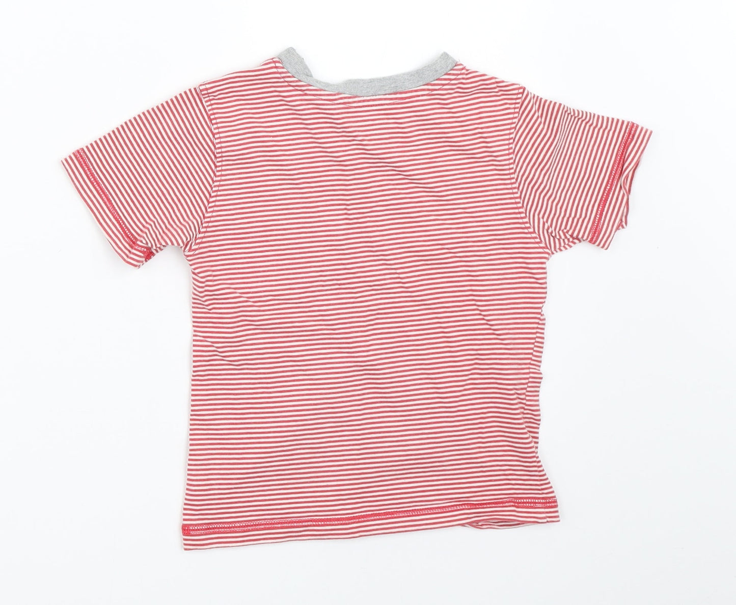 Gap Boys Red Striped  Basic T-Shirt Size 2 Years