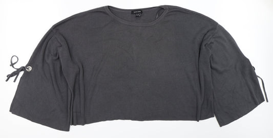 Womens UK Size 16 New Look Grey Pullover Jumper