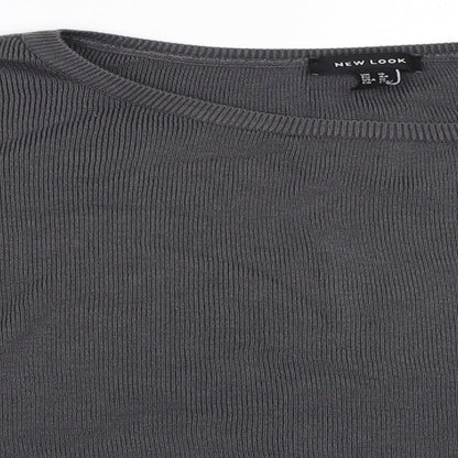 Womens UK Size 16 New Look Grey Pullover Jumper
