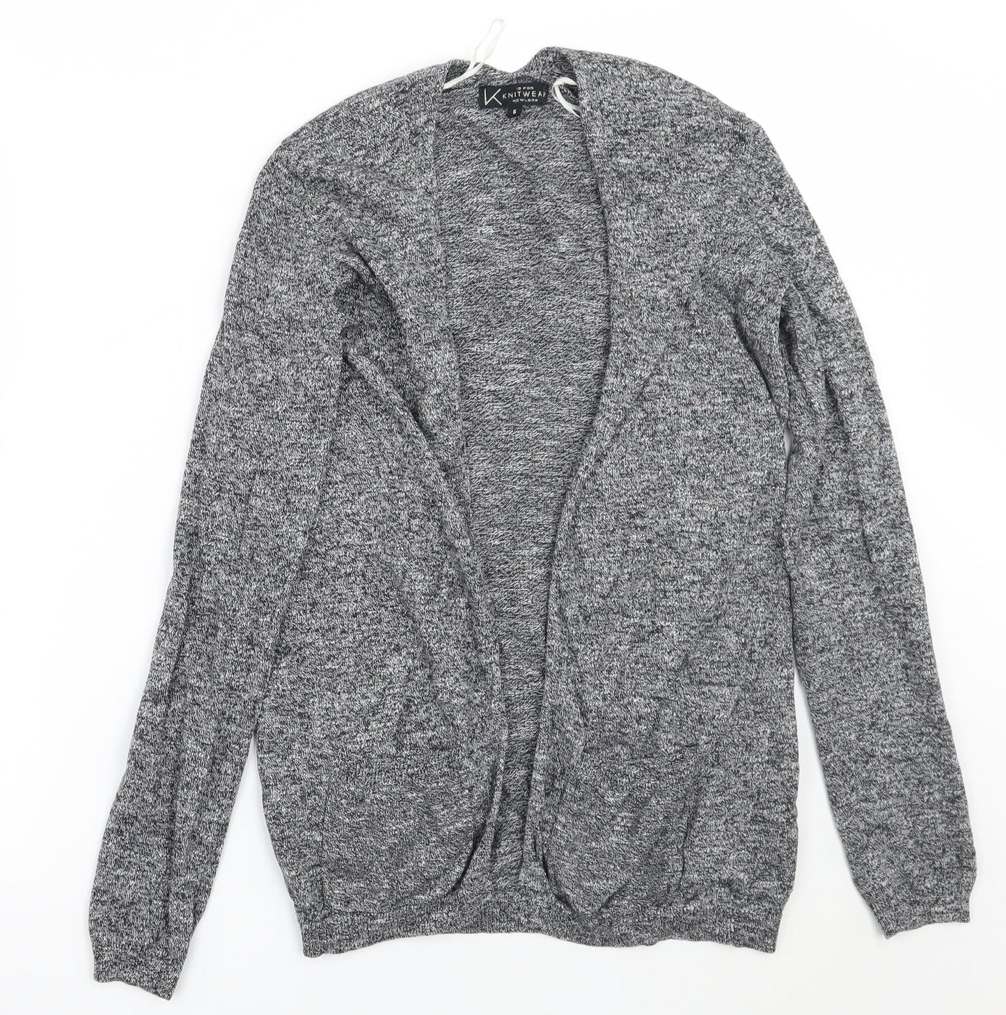 Womens UK Size 6 Newlook Grey Cardigan Jumper