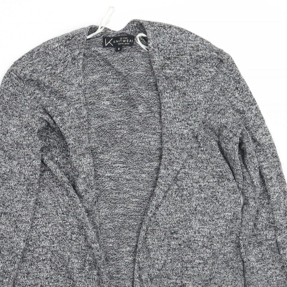 Womens UK Size 6 Newlook Grey Cardigan Jumper