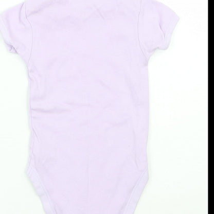 George Girls Purple   Babygrow One-Piece Size 9-12 Months