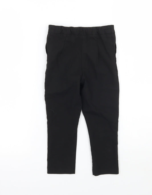 George Boys Black   Capri Trousers Size 3-4 Years