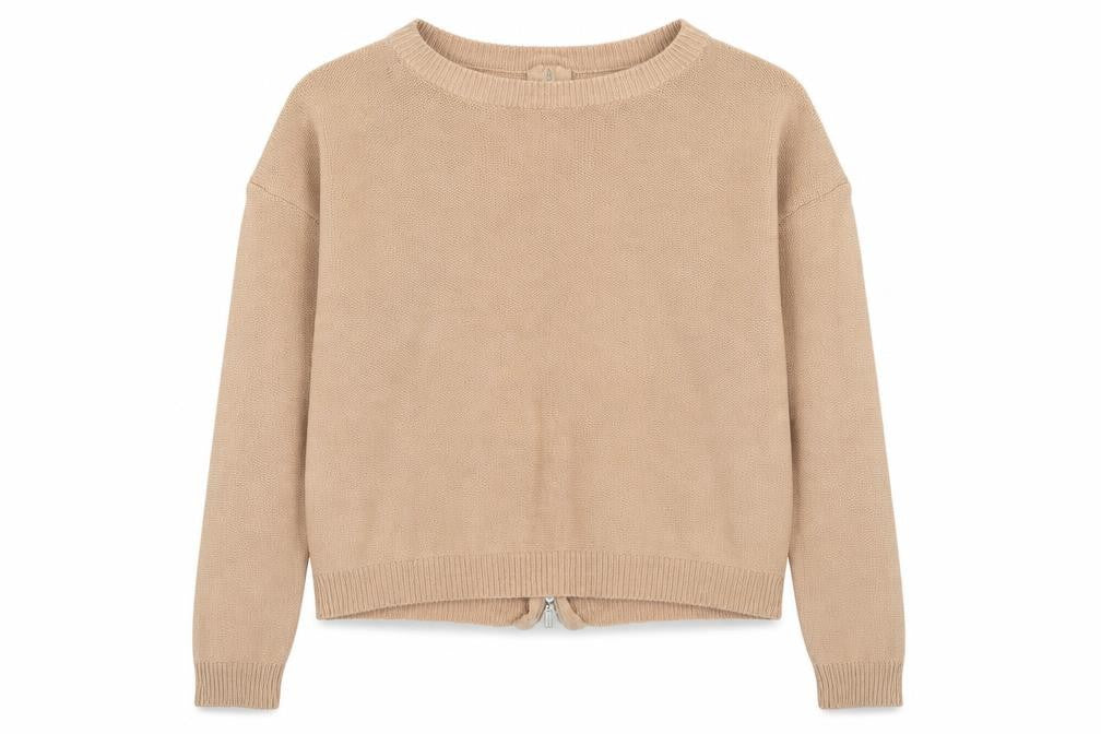 Womens UK Size S Brave Soul Brown Pullover Jumper