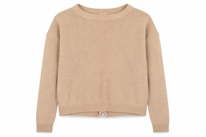 Womens UK Size S Brave Soul Brown Pullover Jumper