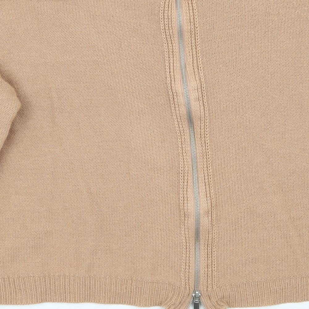 Womens UK Size S Brave Soul Brown Pullover Jumper