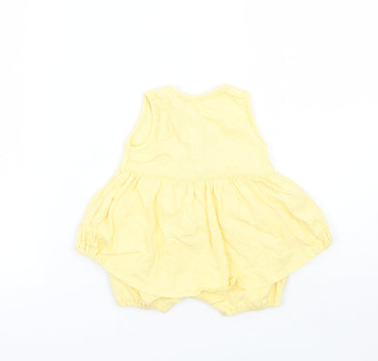 Arbella Girls Yellow   Babygrow One-Piece Size 0-3 Months