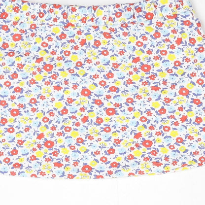TU Girls Multicoloured Floral  A-Line Skirt Size 3-4 Years