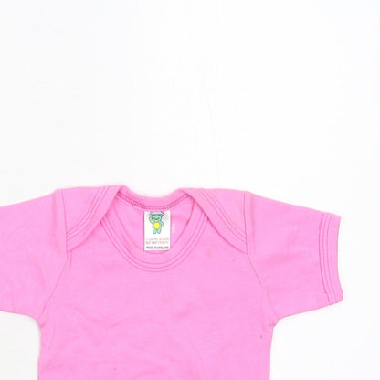 Cute & Cuddly Baby Pink   Basic T-Shirt Size 12-18 Months