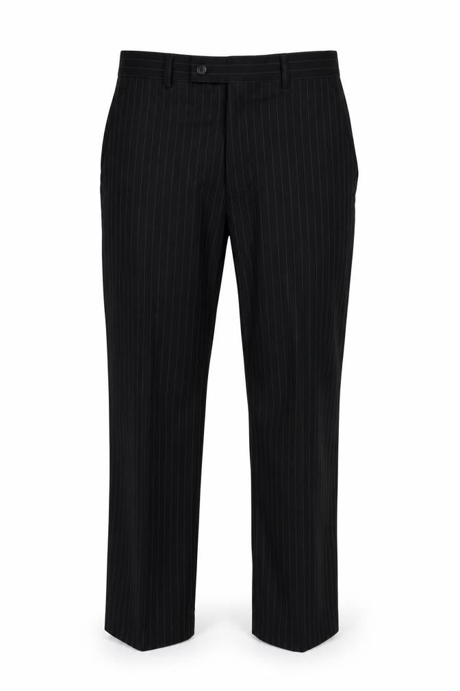 Mens UK Size 32 Henley & Knight Regular Fit  Black Trousers