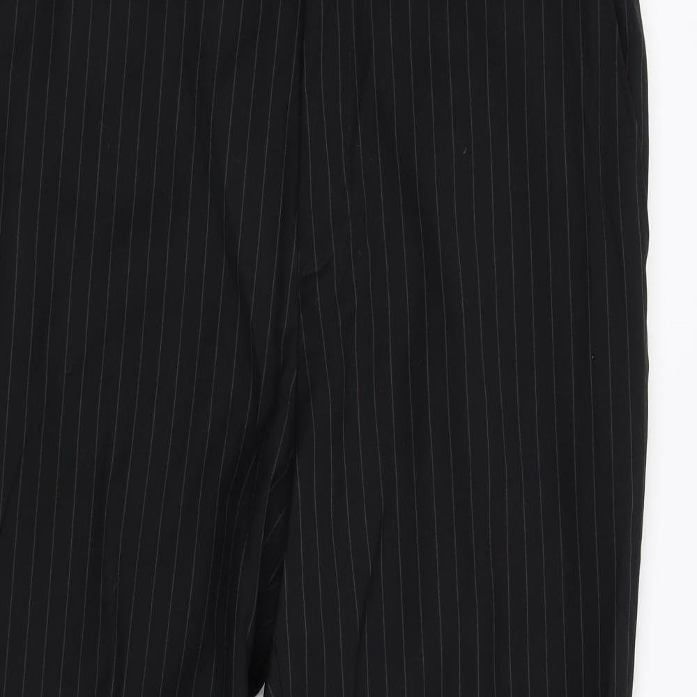 Henley & Knight Mens Black   Trousers  Size 32 L30 in