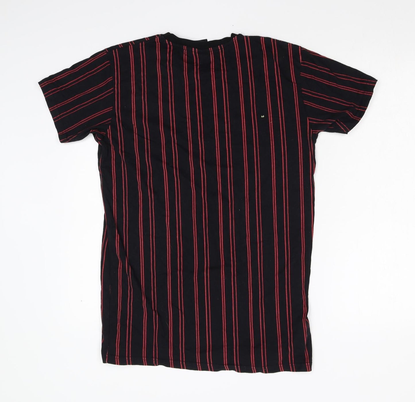 304 Mens Black Striped   T-Shirt Size M