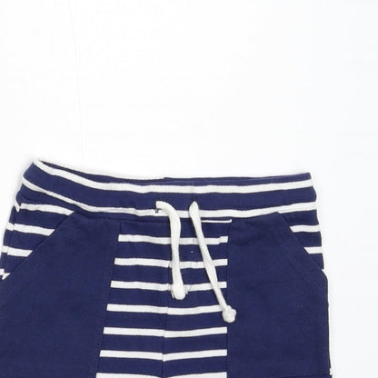 So Cute Girls Blue Striped  Utility Shorts Size 2-3 Years