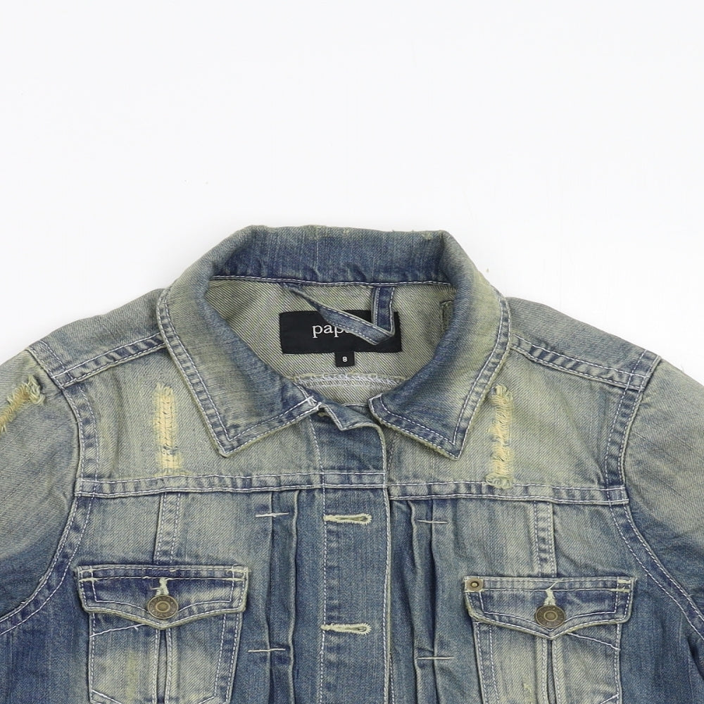 Womens UK Size 8 Papaya Blue Jacket