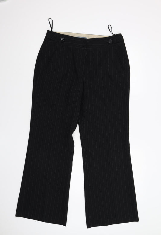 Womens UK Size 12 Evie Regular Fit  Black Trousers