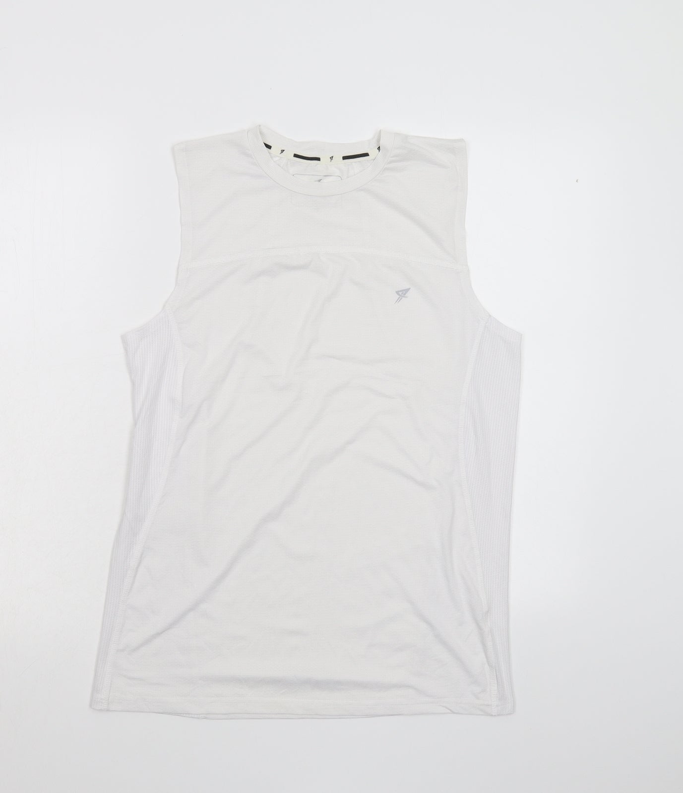 Work Out Womens White   Basic Tank Size M