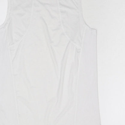Work Out Womens White   Basic Tank Size M
