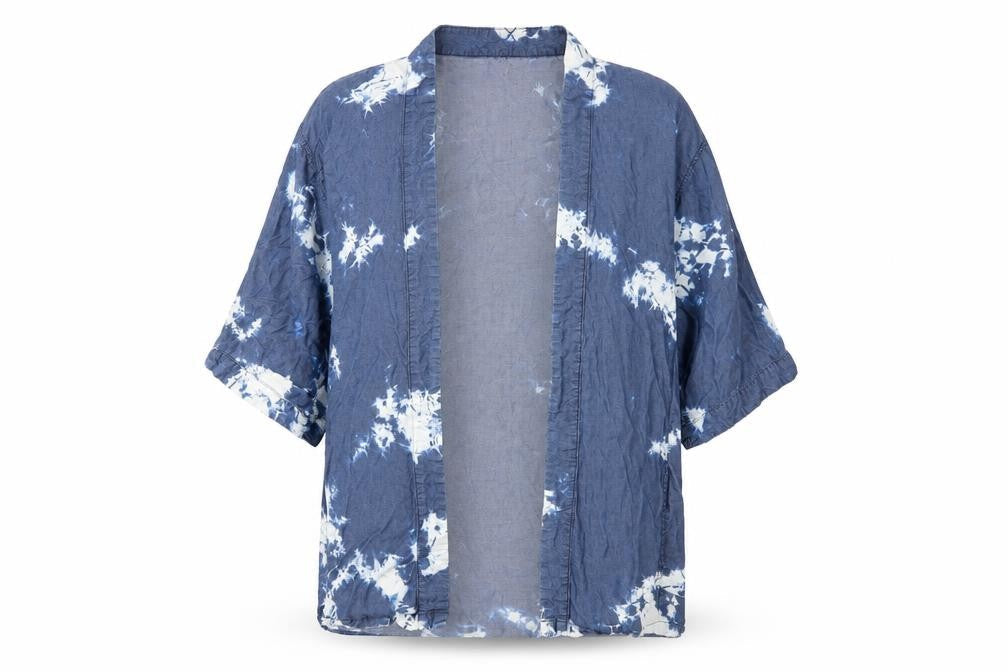 Womens UK Size 6 Divided Blue Kimono Coat