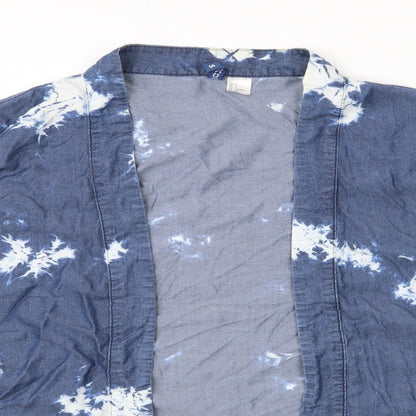 Womens UK Size 6 Divided Blue Kimono Coat
