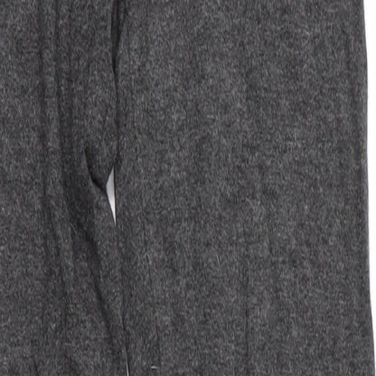 Topshop Womens Grey   Cropped Leggings Size 6 L25 in - Topshop