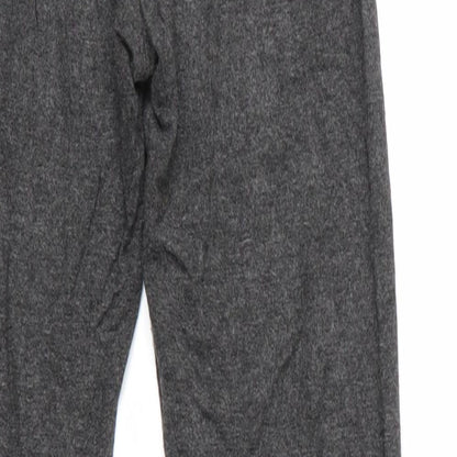 Topshop Womens Grey   Cropped Leggings Size 6 L25 in - Topshop