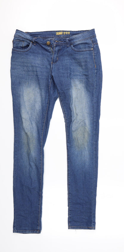 Denim Co Womens Blue   Skinny Jeans Size 10 L31 in - Denim Co