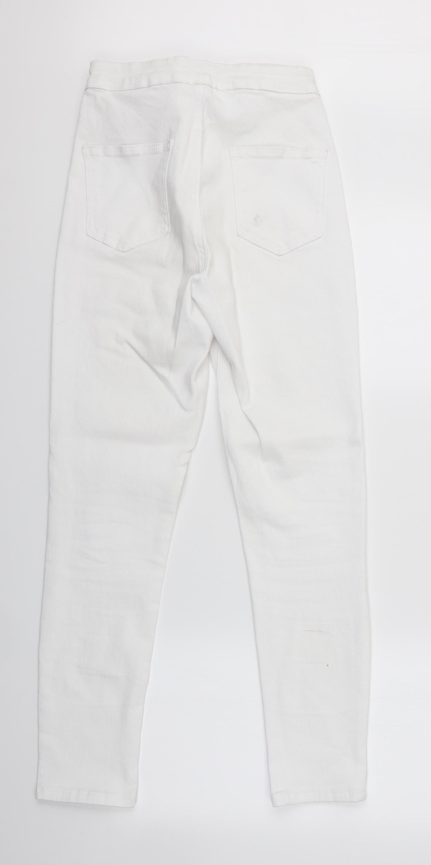 Pretty Little Thing Womens White   Skinny Jeans Size 8 L27 in - Pretty Little Thing