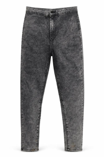 Mens UK Size 32 in Topshop Moto Regular Fit Skinny Black Jeans