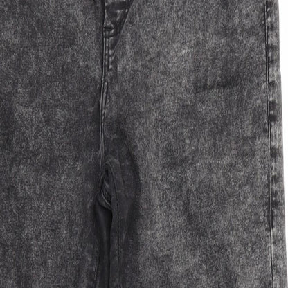 Mens UK Size 32 in Topshop Moto Regular Fit Skinny Black Jeans