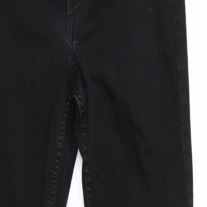 Preworn Girls Black   Jegging Trousers  - Girls School Trousers