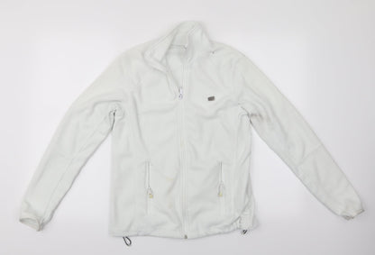 Womens UK Size  Preworn White Windbreaker Coat