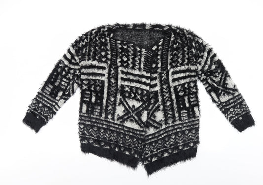 Klass Womens Black   Cardigan Jumper Size L