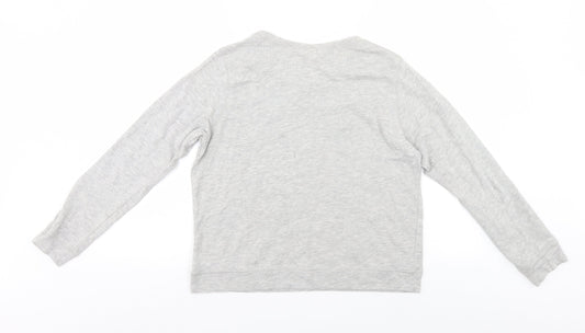 H&M Womens Grey   Pullover Sweatshirt Size S