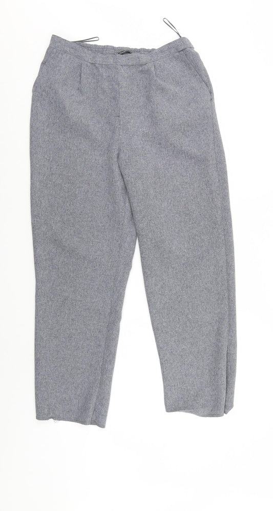 Bonmarché Womens Grey   Trousers  Size 12 L25 in