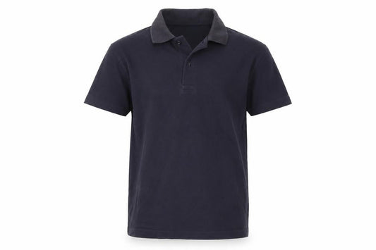 TU Boys Black   Basic Polo Size 9 Years  - school