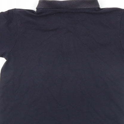 TU Boys Black   Basic Polo Size 9 Years  - school
