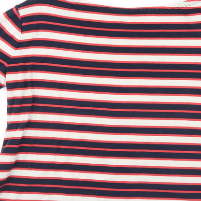 Womens UK Size S Lands End Multicoloured Pullover Jumper