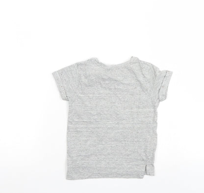 George Boys Grey Striped  Basic Casual Size 4-5 Years